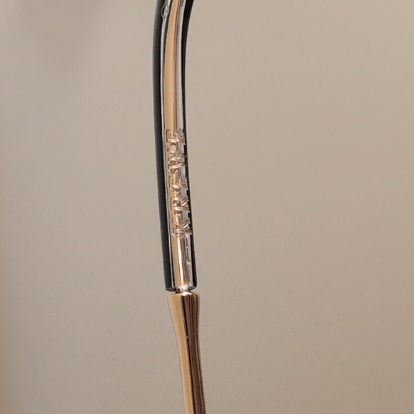 Krewe sunglasses Simone Oyster Black 24k Plated, Like New No Box - Picture 3 of 6